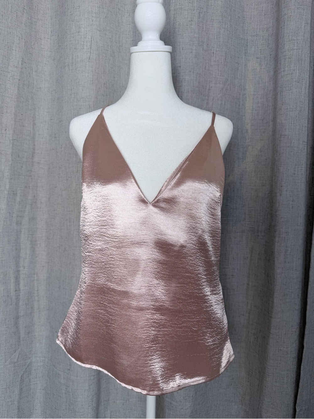 by the way. Rose Blush Satin V-Neck Cami
